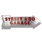 Embossed Aluminum Arrow Signs