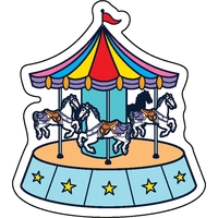 Stock Shape 1/4" Acrylic Magnet -USA Made