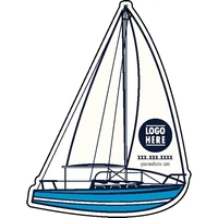 Boat shaped acrylic keychain with 1" split ring and customization.... from...