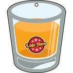 Stock Shape Acrylic Key Tag