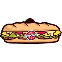 Sandwich shaped acrylic keychain with 1" split ring and customization.......