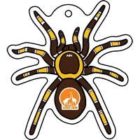 Spider shaped acrylic keychain with 1" split ring and customization.... from...