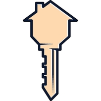 1/4" thick acrylic magnet with key shape.... from ASI 72521 Morris Magnets /...