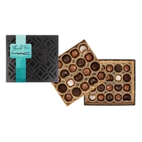 Gourmet Chocolate Truffles Gift Box w/ Square Band - 40 pc