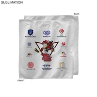 12" x 12" Bowl Game Rally Towel with sublimation decoration... from ASI 53509...