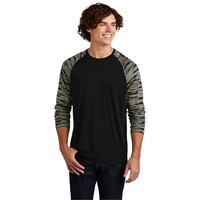 Sport-Tek Drift Camo Colorblock Long Sleeve Tee... from ASI 84863 SanMar