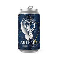 Drink 'N Peel® Labels - Silver 12 oz.