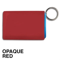 Card Holder w/ Key Ring - Rectangle - Spot Color... from ASI 80210 Quikey Mfg...