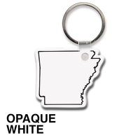 Key tag - Arkansas. Flexible; 17 product colors; spot color screen... from...