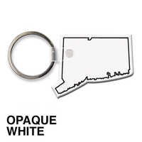 Key tag - Connecticut - spot color. Flexible; 17 colors; spot... from ASI...