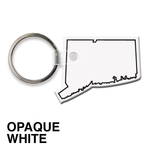 Key Tag - Connecticut - Spot Color