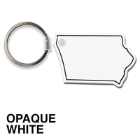 Key tag - Iowa - spot color. Flexible; 17 product colors;... from ASI 80210...