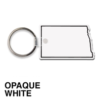 Key Tag - North Dakota - Spot Color
