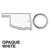 Key tag - Oklahoma - spot color. Flexible; 17 colors; spot... from ASI 80210...