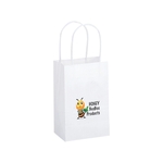 White Kraft Twisted Paper Handle Shopper - DIGITAL