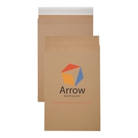10.5" x 16" natural kraft eco mailer envelope with full color... from ASI...