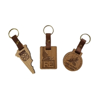 Hardwood Keychains... from ASI 92531 Unique Custom Products / UCP