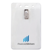 Versatile badge holders feature a 2-hole clip for easy attachment to... from...