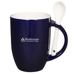 Ceramic Mug with Spoon