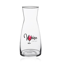 32 oz. clear glass decanter Torino with classic flared shape and... from ASI...