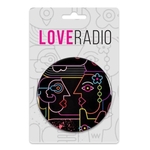 One 3" Pin-Back Button on Backing Card