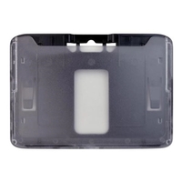 3.75" W x 2.66" H - Horizontal Rigid Card Holder (Blank)