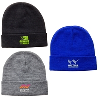 Roll Up Cuff RPET Knit Beanie... from ASI 36730 Ariel Premium Supply Inc