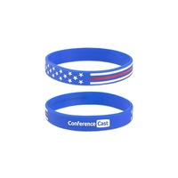 2 1/2" silicone wristband with patriotic theme.... from ASI 98360 WOWLine /...