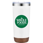 Oasis-V 22 Oz. Tumbler Mug with Cork Base (Double Walled)