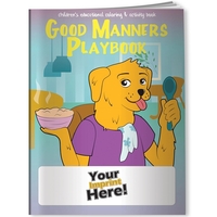 20 Page good manners coloring book.... from ASI 54100 Fields Manufacturing...