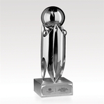 Balance Award - Mirrored Stainless Steel, Teamwork Sculpture