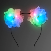 Flower Ears Color Change LED Headband; Blank Pricing... from ASI 34194...