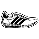 Key Tag - Soft Vinyl - Spot Color - Running Shoe