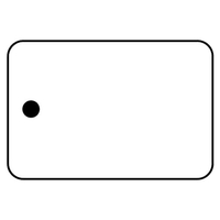 Key Tag - Soft Vinyl - Spot Color. Rectangle shaped.... from ASI 80210 Quikey...