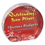 5" x 4.5" Round Sublicrylic