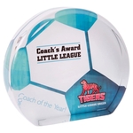 4" x 3.5" Round Sublicrylic