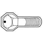 Key Tag - Soft Vinyl - Spot Color - Bolt