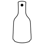 Key Tag - Soft Vinyl - Spot Color - Bottle
