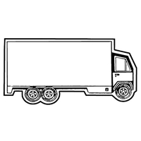 Magnets - Stock Shape Collection - Full Color. Truck shaped.... from ASI...
