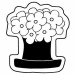 Magnets - Stock Shape Collection - Full Color - Flower Pot