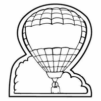 Magnets - Stock Shape Collection - Full Color. Air Balloon shaped.... from...
