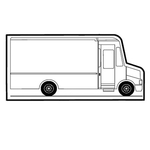 Magnets - Stock Shape Collection - Full Color - Step Van