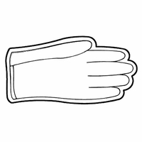 Magnets - Stock Shape Collection - Full Color. Glove shaped.... from ASI...