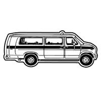 Magnets - Stock Shape Collection - Full Color. Taxi van shaped.... from ASI...