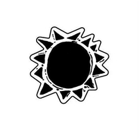 Magnets - Stock Shape Collection - Full Color. Sun shaped.... from ASI 80210...