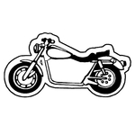 Magnets - Stock Shape Collection - Full Color - Motorcycle