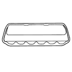 Magnets - Stock Shape Collection - Full Color - Egg Carton