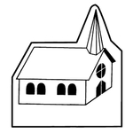 Magnets - Stock Shape Collection - Full Color - Church