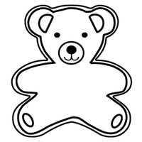 Magnets - Stock Shape Collection - Full Color - Bear