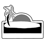 Magnets - Stock Shape Collection - Full Color - Island